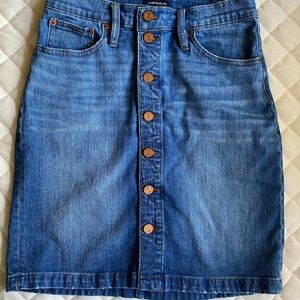 J Crew denim skirt